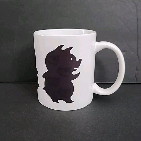 Wondermugs Color Changing Mug Pig  M Ware Pigs Fly Ceramic 12 Oz Cup 3.75"  READ - Picture 1 of 16